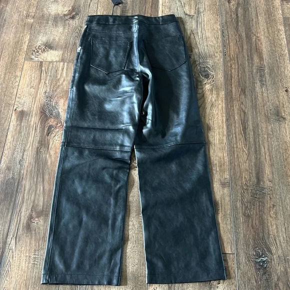 NWT Blank NYC The Baxter Faux Leather Pants Black Size 26 - Picture 10 of 12